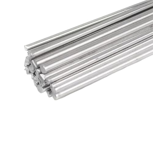 MZPOZB SchweißDraht 200/10x Pcs Temperatur Einfach Schmelzen Schweißen Stangen Universal Löten Stange Aluminium Silber Entkernt Draht Stange Solder Schweißen Bar Agent Kits SchweißStäBe(2.5mm,100PCS) von MZPOZB