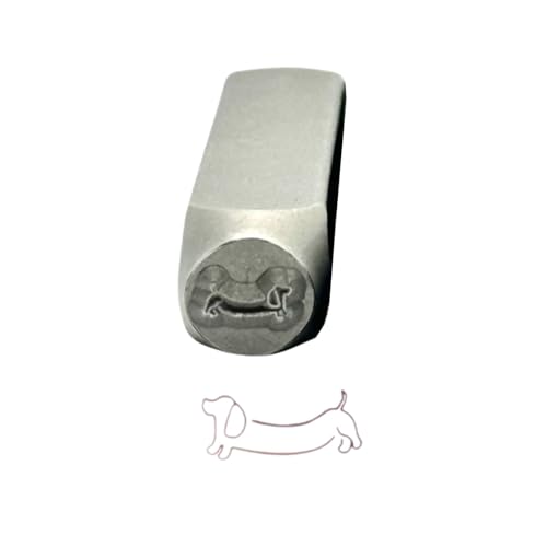 Metal Designs Stempel, Stanzwerkzeug, aufwendige Metallstempel mit Hund zum Erstellen von Schmuck und Basteldesigns von MZRAN