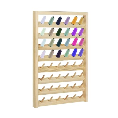 Fadenspulen-Halter Wandhalterung Ribbon Organizer Aufbewahrung Display Drahtspulenständer Schlüsselhalter Kleinigkeiten Stickerei Nähgarnhalter Tischspule Für Stickerei, Quilten, Nähen, Haarflechten(Y von MZSKLW