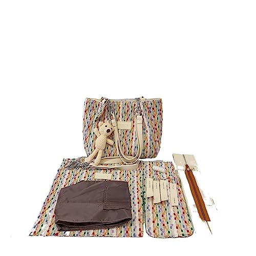 MZSKLW DIY-Ledertaschen-Bausatz Sommer All Style Material Set DIY handgefertigt for Handytasche Handtasche Herstellungsset Handgefertigte(Material set-02) von MZSKLW