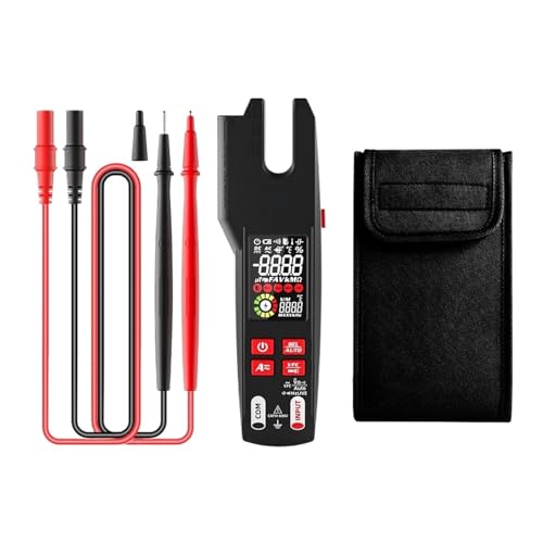 MZZYG Multimeter Tester Digitales Zangenmessgerät Gabel DC/AC 600A Professionelles Amperemeter Zange T-RMS Strom OpenJaw Elektrischer Tester Auto-Multimeter Präzision Sicher(U6-USB Charging) von MZZYG