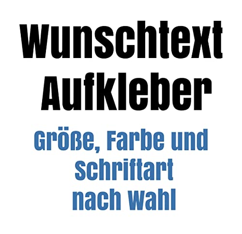 Ma2ca Wunschtext Aufkleber selbst gestalten - als Schriftzug - Tuning Sticker Klebeschrift - Buchstaben Text Aufkleber Autofolie Folien Aufkleber von Ma2ca