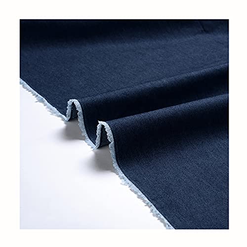 MaJu Weiches Stretch-Denim-Material Haustextilien Bastelmaterialien zum Nähen von Kleidung, Beliebten Jeans, Tischdecken und Wohnaccessoires（Breite: 140 cm）(Size:300x140 cm,Color:Dunkelblau) von MaJu