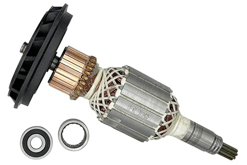 Anker Rotor Motor mit Kugellagern für Bosch GBH11DE GSH11E (1614011072) von MaKu7