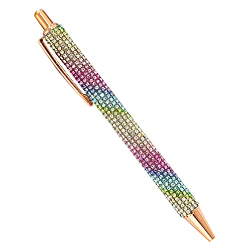 MaNMaNing Press The Beating Pen Spots Strass Vorhaut Press The Pen Studentin Schreibwaren Kugelschreiber Multi Color Press Pen 1ML M2027X11 von MaNMaNing