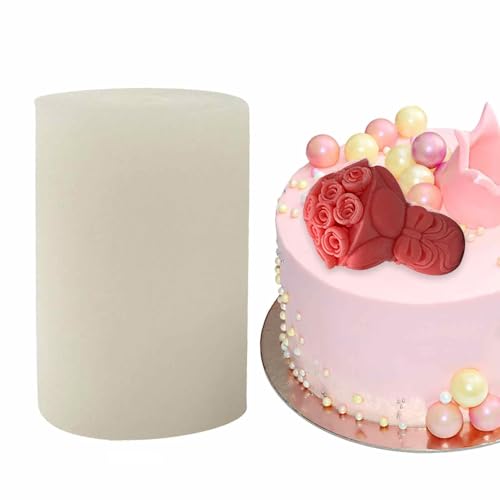 3D Rosen Silikonformen, 3D Rosen Eis am Stiel Formen, 3D Fondantformen für Cupcakes, Rosenblüte Silikonformen für , Epoxidharz-Formen, Seifenstange Maciun von Maciun