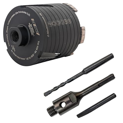 Diamant Dosensenker Laser Black Turbo Ø 68/82 mm inkl. SDS-Plus- oder 6kant-Aufnahme von Märkische Diamantwerkzeuge