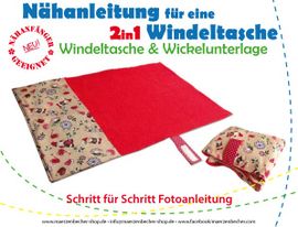 2in1 Windeltasche & Wickelunterlage von Märzenbecher