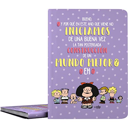 Grafoplás 1332459 Sichtbuch mit 30 Hüllen, A4, Deckel aus Polypropylen, Hoffnung, Mafalda von Mafalda