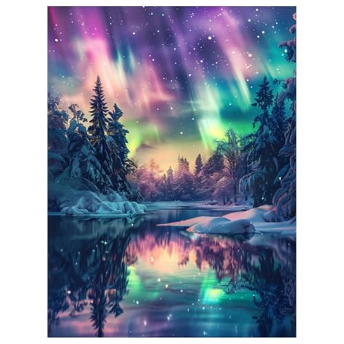 Mafenr Art Landschaft Diamond Painting Erwachsene, Landschaft Diamant Painting Bilder, Mosaikherstellung für Geschenke und Familie Décor (30x40 cm) von Mafenr Art