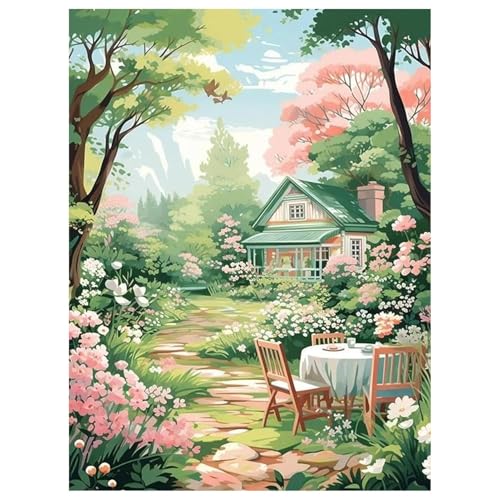 Mafenr Art Landschaft Diamond Painting Erwachsene, Landschaft Diamant Painting Bilder, Mosaikherstellung für Geschenke und Familie Décor (30x40cm) von Mafenr Art