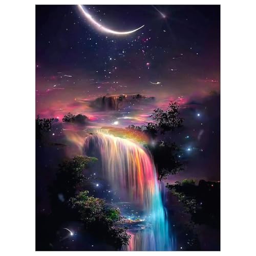 Mafenr Art Landschaft Diamond Painting Erwachsene, 5D Landschaft Diamant Painting Bilder, Mosaikherstellung für Geschenke und Familie Décor 30x40 cm von Mafenr Art