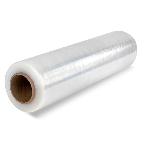 Verpackungsfolie, dehnbare Folie, Schutzfolie für Umzüge, 23 Mikron 50 cm x 200 m (transparent, 12, Stück) von Magazzini GM