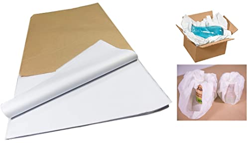 Seidenpapier, säurefrei, für Kleidung, dekoratives Geschenkpapier, Skizzieren und Schneiden, 18 g/m², 450 mm x 700 mm, Weiß, 45 Blatt von Mager