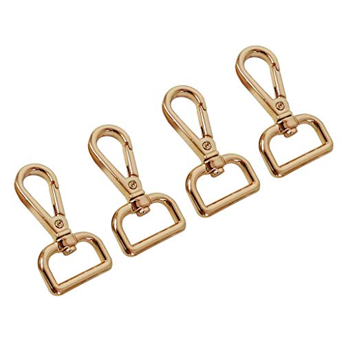 MagiDeal 4pcs Swivel Karabinerverschlüsse Square Tail Hook Zubehör 20mm, Golden von MagiDeal