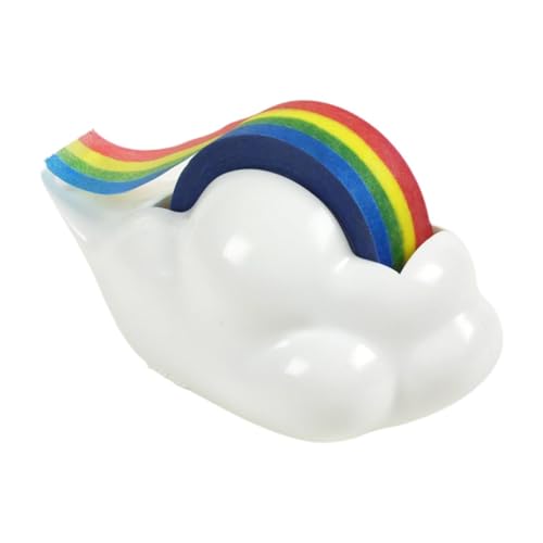 MagiDeal Desktop-Klebebandspender, Masking Tape Dispenser, Schreibtisch-Klebebandhalter, Washi Tape Dispenser mit Regenbogen-Klebeband für Schule, Erwachsene von MagiDeal