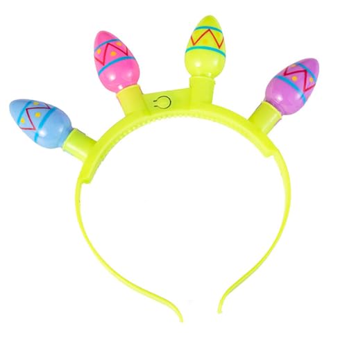MagiDeal Ostern-Stirnband mit LED-Glühbirne, leuchtendes -Stirnband, Kopfbedeckung, lustige -Kopfbedeckung, Partygeschenke für Partyzubehör, Grün von MagiDeal