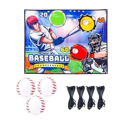 MagiDeal Passieren Sie Zielspielzeug, Target -Spielzeug, Jungen Mädchen Ziel -Turfspiele, klebriges Ziel für Hinterhofparty, Garten, Rasenaktivität, Baseball von MagiDeal