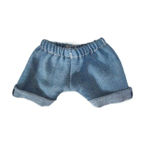 MagiDeal Puppenhose, Kleidung, Kostümzubehör, Aufnehmen von Szenenfotos, Dekor, weicher Anhänger, Puppenkleidung, Puppen-Outfit für 17 cm große Plüschpuppen, Blau von MagiDeal