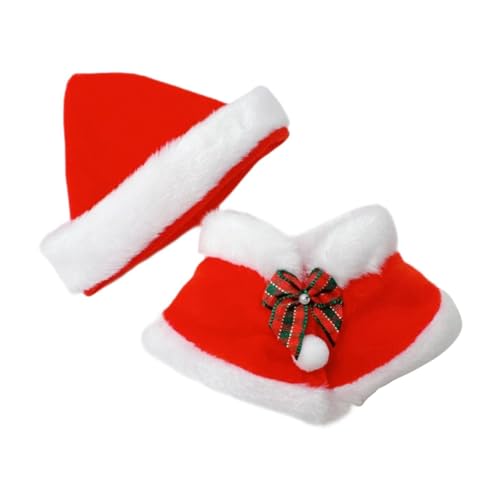 MagiDeal Umhang für Plüschpuppen, Weihnachtsoutfit, modische Kleidung, verkleiden Sie Ihre eigenen Puppen zum Anfassen, 17 cm, Koordinationsflexibilität von MagiDeal