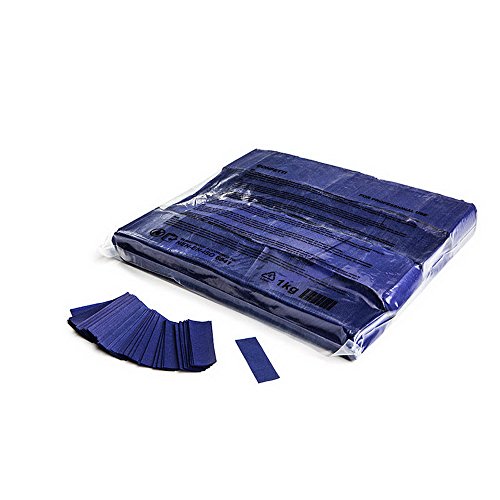 Slowfall confetti rectangles 55x17mm - Dark Blue von Magic FX