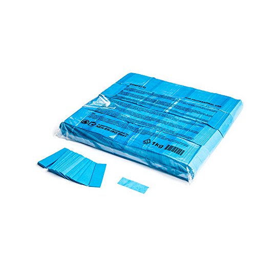 Slowfall confetti rectangles 55x17mm - Light Blue von Magic FX