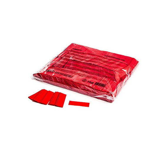 Slowfall confetti rectangles 55x17mm - Red von Magic FX