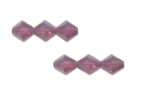 Magic and Arts Swarovski Bicone Cyclamen Opal 4mm von Magic and Arts