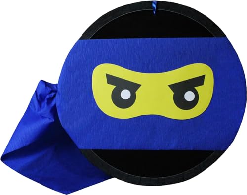 MagicPinatas Ninja Pinata Geburtstag Junge - Pinjata für Kinder - Piniata - Party Deko - Spielzug Geschenk für Jungs, Mädchen - Mitgebsel Kindergeburtstag Gastgeschenke von MagicPinatas