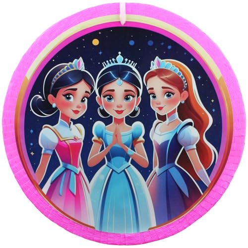 MagicPinatas Prinzessin Pinata Geburtstag Mädchen - Princess Pinjata für Kinder- Piniata Einhorn - Party Deko - Spielzug Geschenk - Mitgebsel Kindergeburtstag Gastgeschenke von MagicPinatas