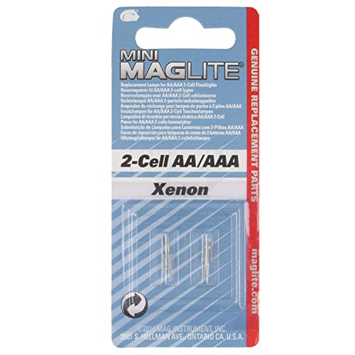 Glühbirne für Mini Mag AA + AAA in Blisterverpackung - 2 Stück von Maglite