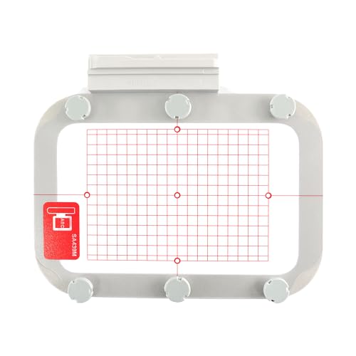 MagnaHoop Magnetischer Reifen für Brother Innovis NQ1700E NQ1600E NQ1400E NQ3600D Dream Machine 2 VE2200 4000D 1500D V7 V5 VM5200 und Babylock, Metall-Magnet-Stickmaschine Schärpe Rahmen (5x7-SA439M) von MagnaHoop