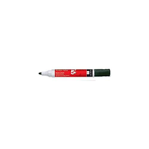 Schwarzer Trockener Whiteboard - Marker - Stift Für Whiteboards, Flipcharts, Memo - Boards - 3mm Bullet Tipp - Pack von 4 von first4magnets