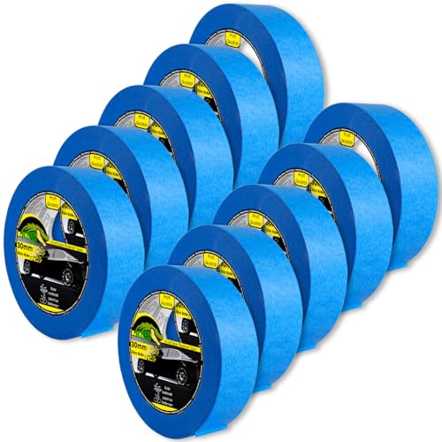 KrokTape 10x Goldband Abklebeband Lackierband 30mm x 50m Malerklebeband Abdeckband Maler Klebeband zum Streichen Lackieren Malerband Abklebeband von Magnet-Kauf