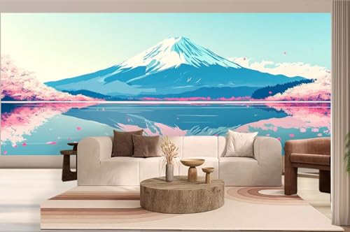 Diamond Painting Berg Fuji Malen Nach Zahlen Erwachsene Japan Diamant Painting Bilder Kinder, 5D DIY Crystal Arts Basteln Erwachsene Puzzle Bilder Kreativ Set, Home Deko Wohnzimmer 50 x 110 cm h323 von Mahoxua