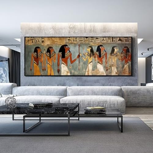 Diamond Painting Kunst Ägypten Diamond Painting Erwachsene, Groß xxl 125 X 50cm, Malen Nach Zahlen Erwachsene, DIY Diamant Painting Bilder Kinder, 5D Diamant-Malset, Home Wanddekoration Geschenke-488l von Mahoxua