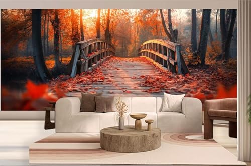 Diamond Painting Landschaft Diamond Painting Groß XXL (180 x 90 cm), Diamant Malerei Bilder Kinder DIY Malen Nach Zahlen Erwachsene Geschenke Set, Puzzle Stickerei Dimond Art für Wand Deko Brücke h248 von Mahoxua