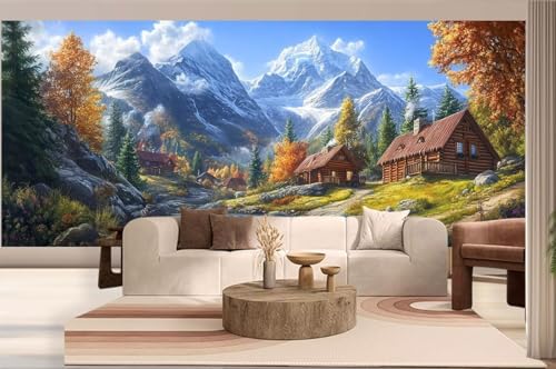 Diamond Painting Landschaft Diamond Painting Groß XXL (200 x 80 cm), 5D Diamant Malerei Bilder Kinder DIY Malen Nach Zahlen Erwachsene, Puzzle Stickerei Dimond Art für Zuhause Wand Deko Landleben h270 von Mahoxua