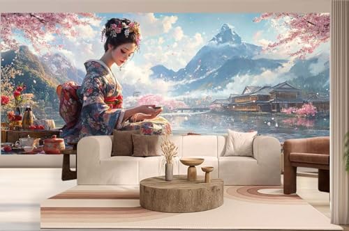 Diamond Painting Landschaft Malen Nach Zahlen Erwachsene Japan Diamant Painting Bilder Kinder, 5D DIY Crystal Arts Basteln Erwachsene Puzzle Bilder Kreativ Set, Home Deko Wohnzimmer 50 x 120 cm h253 von Mahoxua