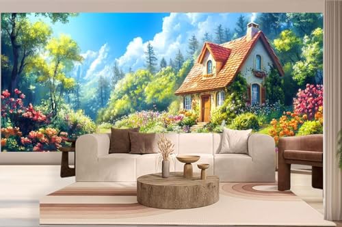 Diamond Painting Landschaft Malen Nach Zahlen Erwachsene Landleben Diamant Painting Bilder Kinder, 5D DIY Crystal Arts Basteln Erwachsene Puzzle Bilder Kreativ, Home Deko Geschenke 50 x 120 cm h267 von Mahoxua