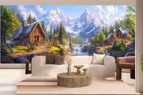 Diamond Painting Landschaft Malen Nach Zahlen Erwachsene Landleben Diamant Painting Bilder Kinder, 5D DIY Crystal Arts Basteln Erwachsene Puzzle Bilder Kreativ, Home Deko Geschenke 60 x 150 cm h269 von Mahoxua