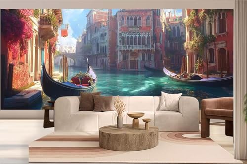 Diamond Painting Landschaft Malen Nach Zahlen Erwachsene Venedig Diamant Painting Bilder Kinder, 5D DIY Crystal Arts Basteln Erwachsene Puzzle Bilder Kreativ Set, Home Deko Wohnzimmer 60 x 120 cm h263 von Mahoxua