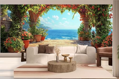 Diamond Painting Meer Malen Nach Zahlen Erwachsene Landschaft Diamant Painting Bilder Kinder, 5D DIY Crystal Arts Basteln Erwachsene Puzzle Bilder Kreativ Set, Home Deko Wohnzimmer 50 x 110 cm h351 von Mahoxua