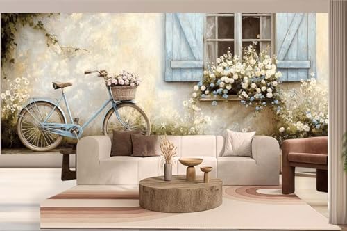 Diamond Painting Weinlese Malen Nach Zahlen Erwachsene Fahrrad Diamant Painting Bilder Kinder, 5D DIY Crystal Arts Basteln Erwachsene Puzzle Bilder Kreativ Set, Home Deko Wohnzimmer 90 x 180 cm h321 von Mahoxua