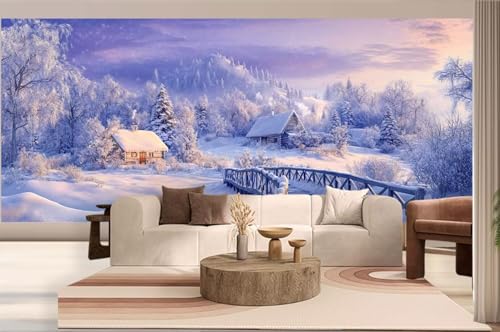 Diamond Painting Winter Malen Nach Zahlen Erwachsene Landschaft Diamant Painting Bilder Kinder, 5D DIY Crystal Arts Basteln Erwachsene Puzzle Bilder Kreativ Set, Home Deko Wohnzimmer 30 x 50 cm h107 von Mahoxua