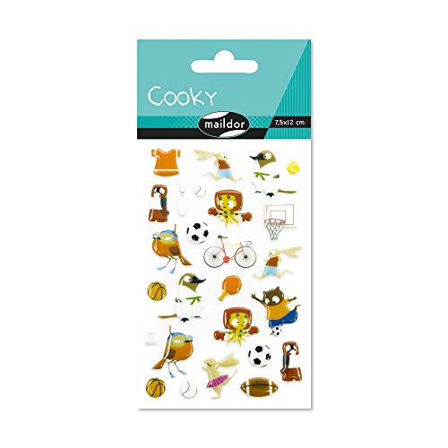 Maildor CY092C stickers Sticker, Mehrfarbig, S von Maildor