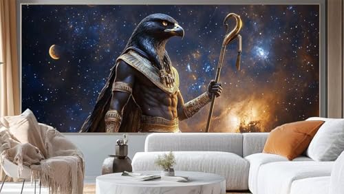 Diamond Painting Ägypten Diamond Painting Groß XXL 100 x 50 cm, 5D Diamant Painting Bilder Mysterium Malen Nach Zahlen Erwachsene Crystal Strass Stickerei Malerei, Home Decor Geschenk für Mädchen ll9 von Mailielie