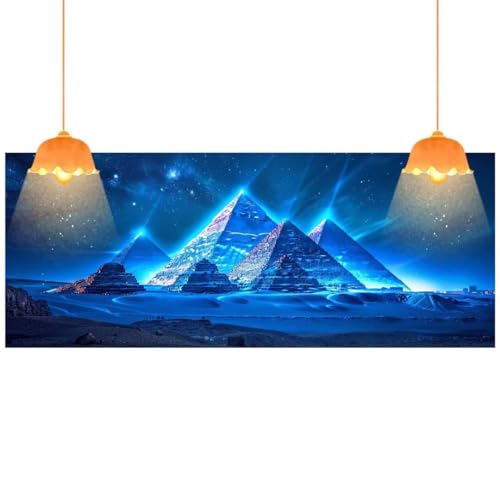 Diamond Painting Ägyptische Diamond Painting XXL 180 x 90 cm,5D Diamant Painting Bilder Fantasie Malen Nach Zahlen Erwachsene Crystal Strass Stickerei Malerei Kit,Home Decor Geschenk für Mädchen fa657 von Mailielie