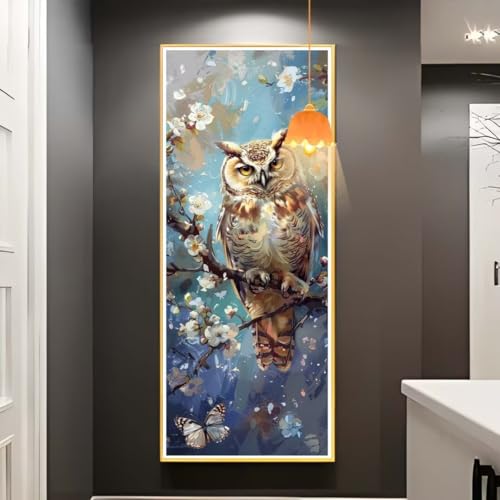 Diamond Painting Adler Diamond Painting XXL 100x200 cm, 5D Diamant Painting Bilder Tier Diamond Painting Malen Nach Zahlen Erwachsene Crystal Strass Stickerei Malerei Kit, Home Decor Geschenk fa713 von Mailielie