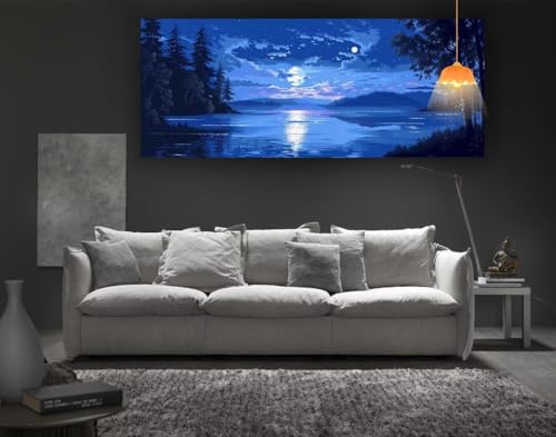 Diamond Painting Anime Diamond Painting XXL 120 x 60 cm, 5D Diamant Painting Bilder Landschaft Malen Nach Zahlen Erwachsene Crystal Strass Stickerei Malerei Kit, Home Decor Geschenk für Mädchen fa147 von Mailielie